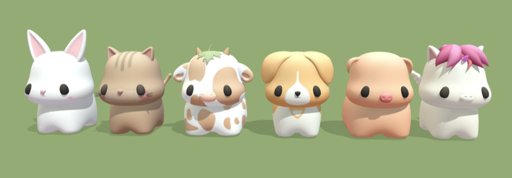 cute animals sla model, cute sla printing
