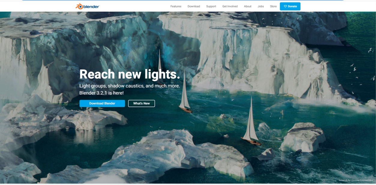 blender, 3d software free