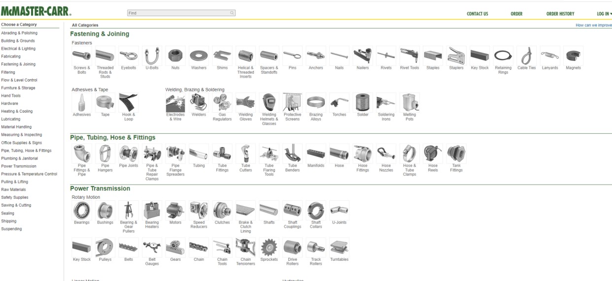 mcmaster-carr, 3d model website